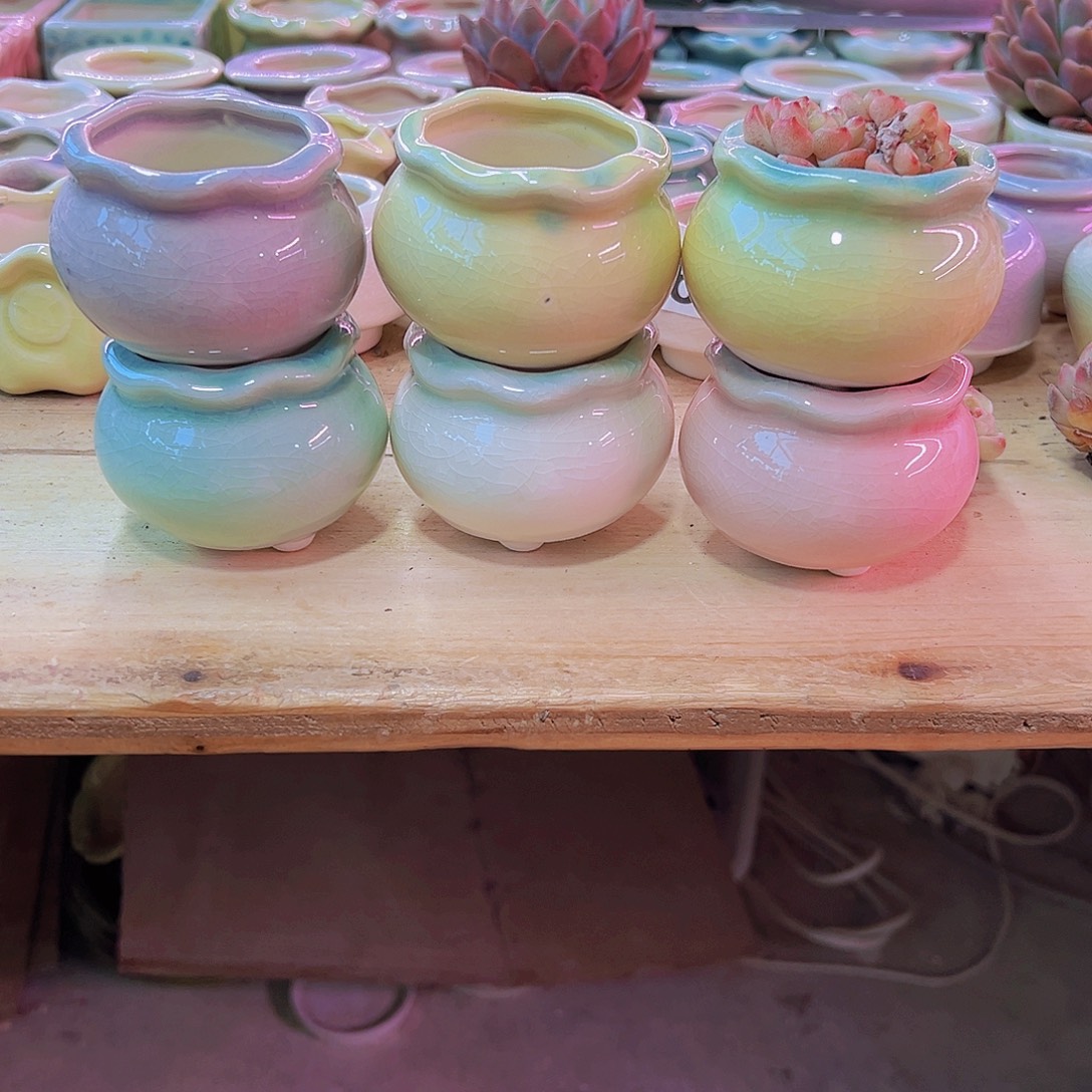 陶瓷花盆当场凑满12包邮