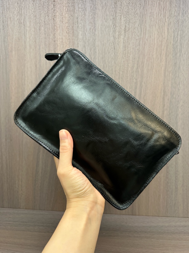 头层牛皮植鞣手抓皮通勤风可背可手拿多功能两用包长23.5高15宽4