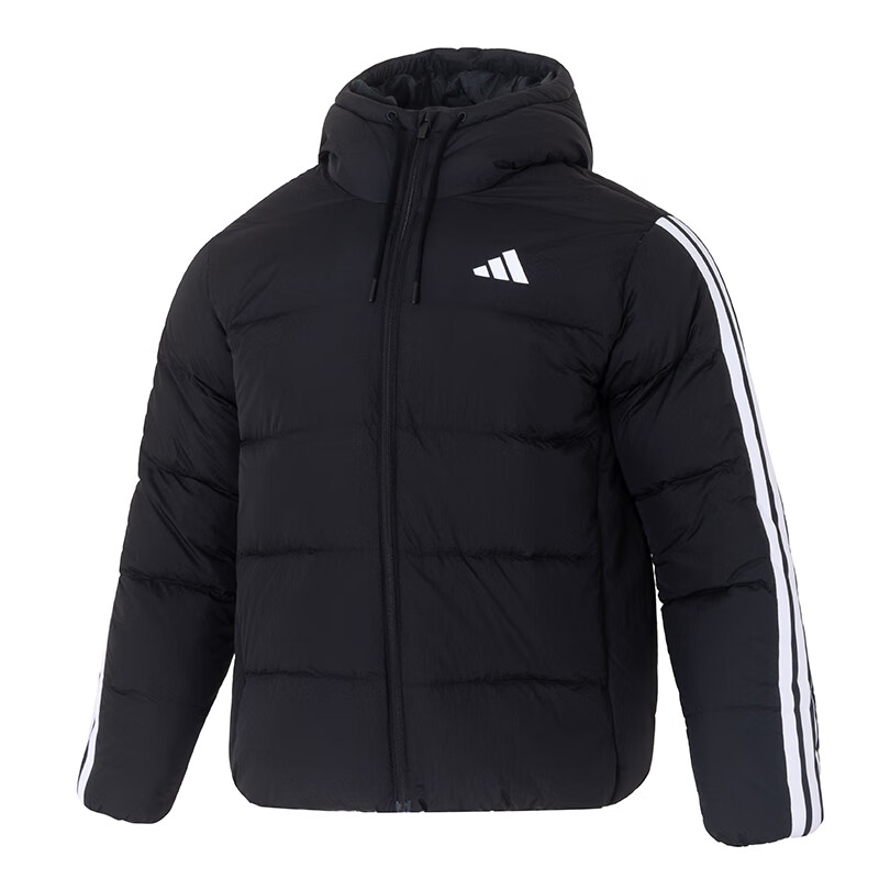 【滔搏联动】adidas阿迪达斯男子ESS 3S P D HD J厚羽绒服-短KH3987