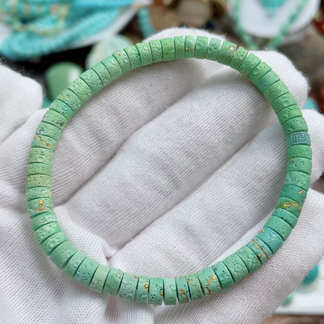 绿松石珠宝奇石未镶嵌