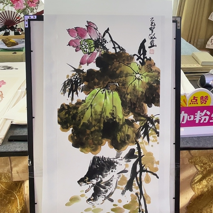 国画张圣敏先生纯手绘作品