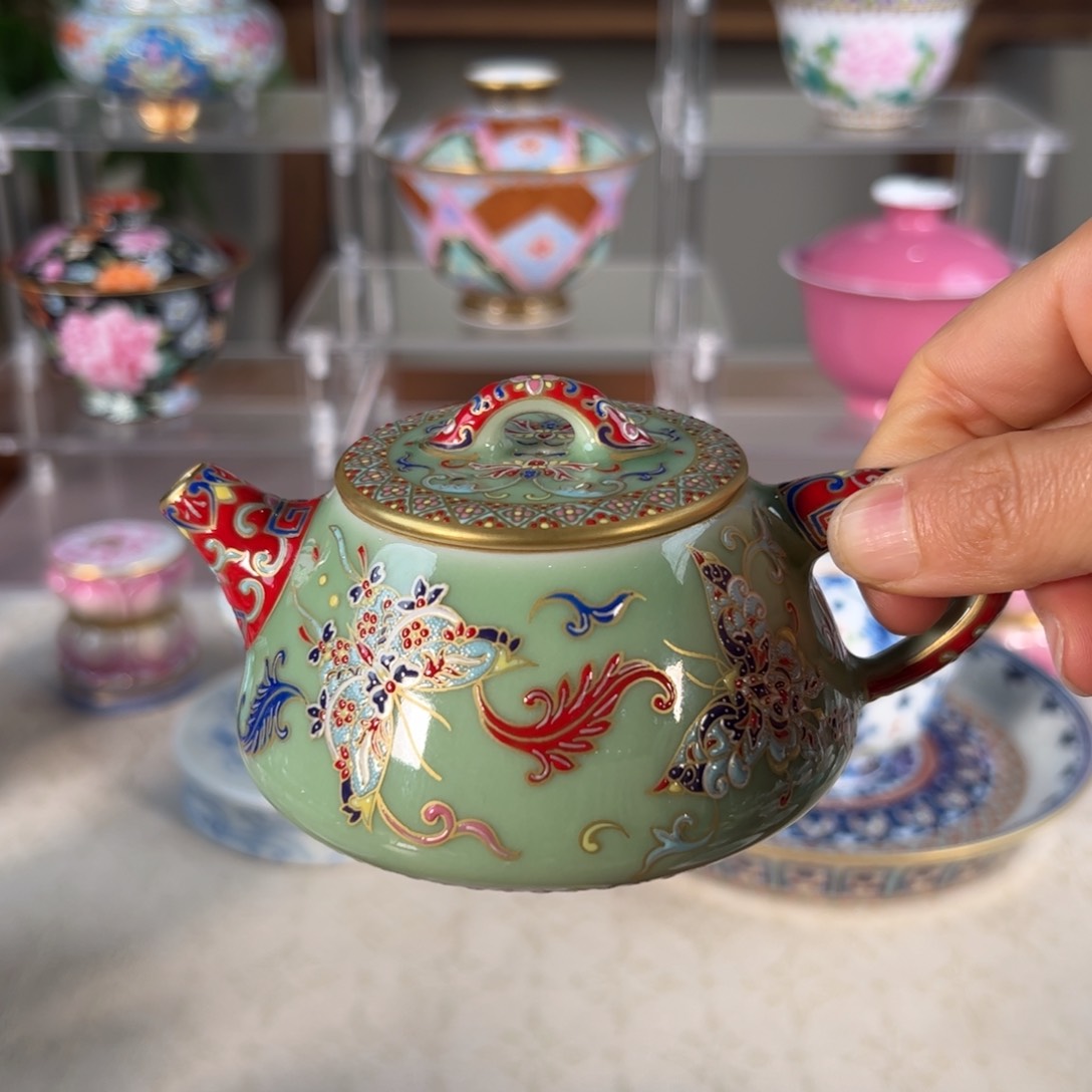 微纯手工手绘 高端茶器