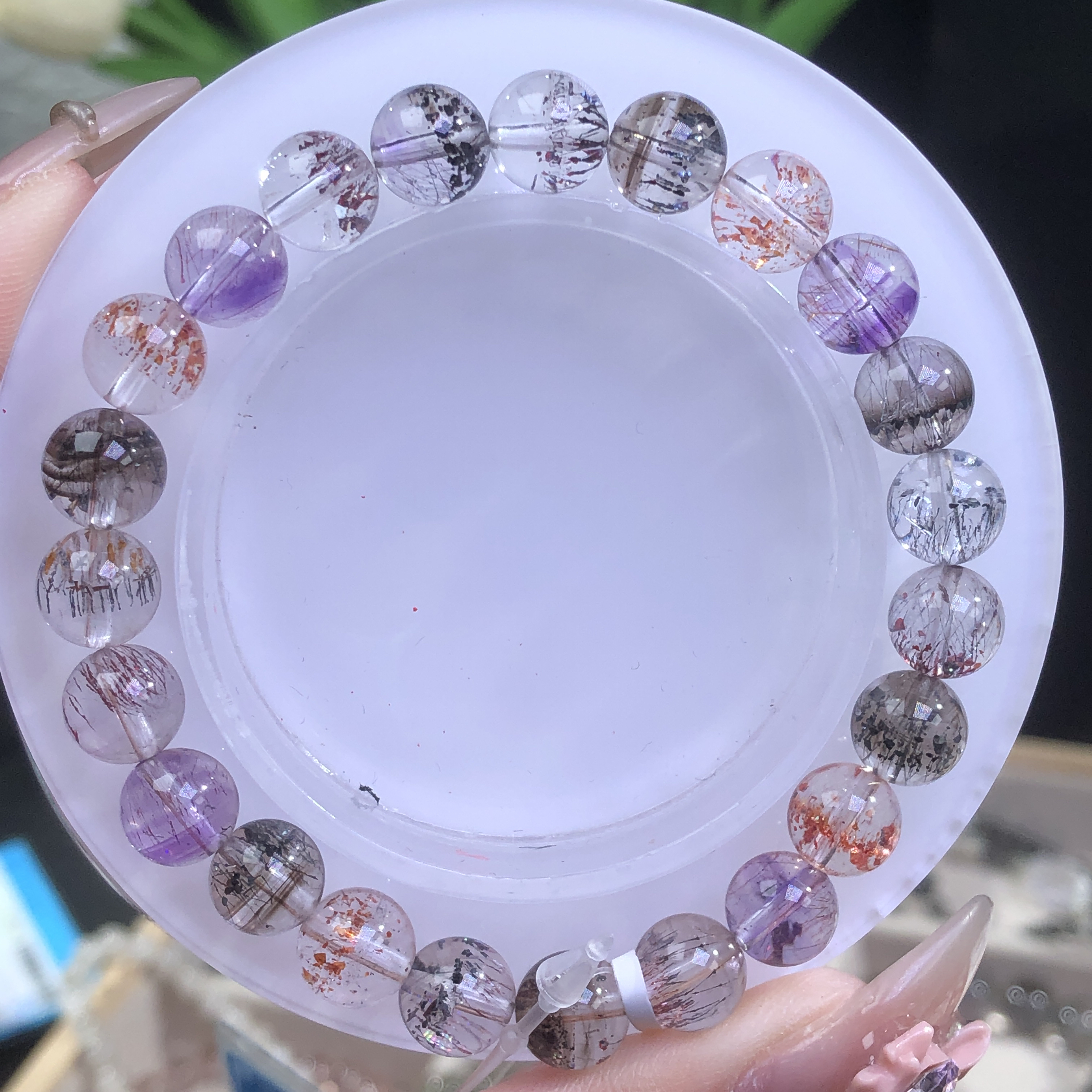 超七水晶手链8mm