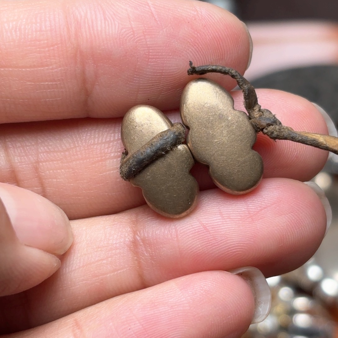 铜星月菩提挂件菩提