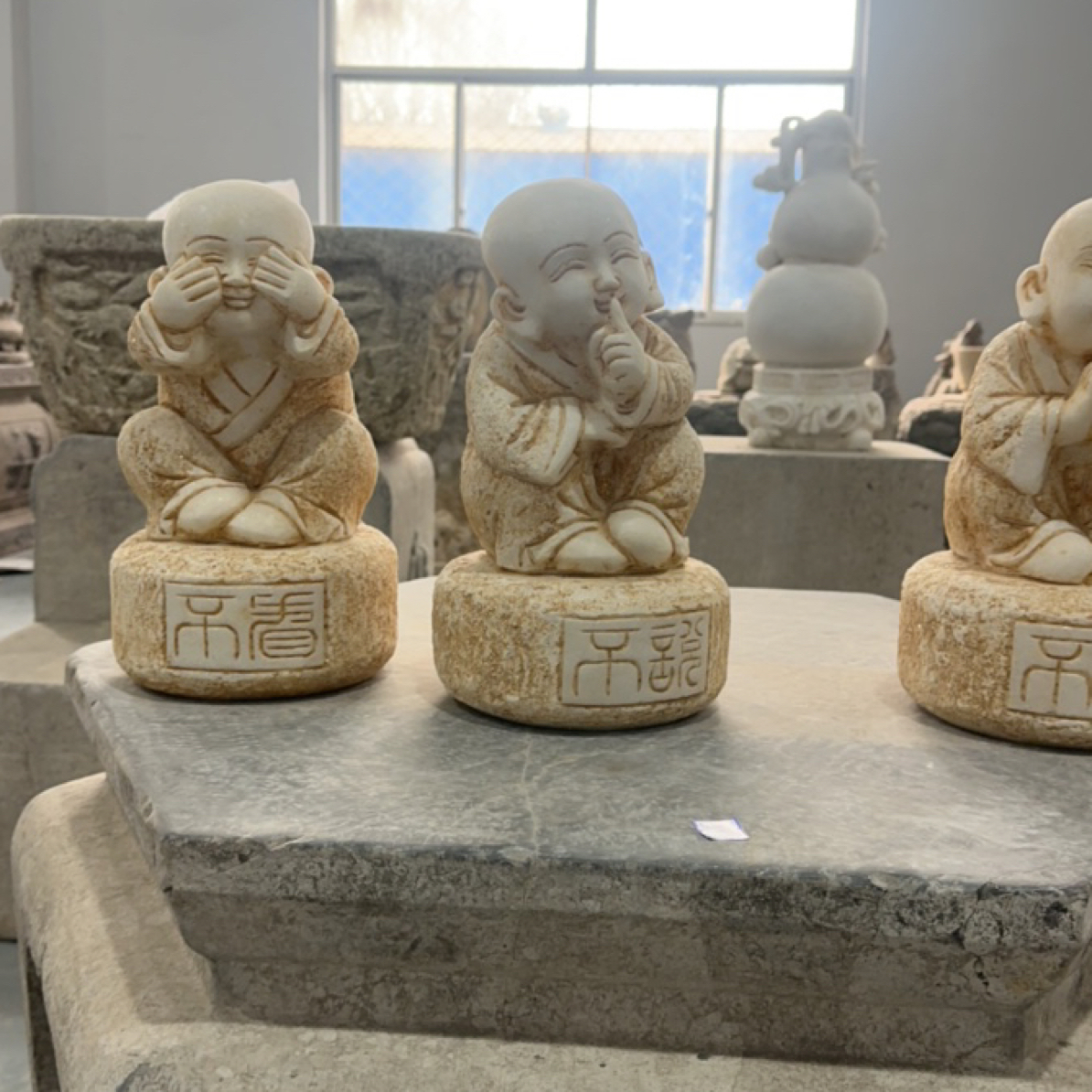 汉白玉小沙妮包邮不包按装