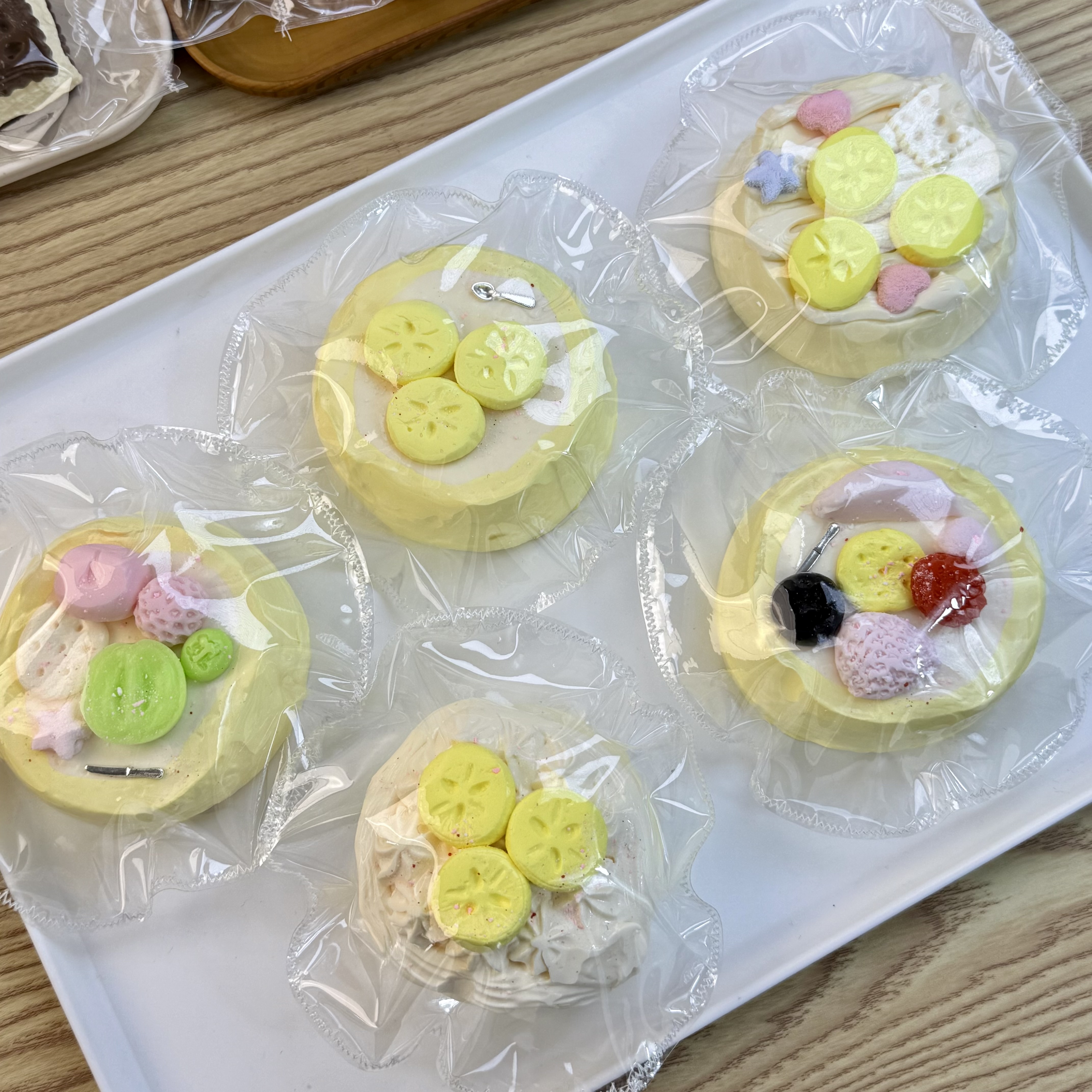 【默认微瑕】 酸奶碗 捏捏乐解压纯手工硅胶制作no退no换