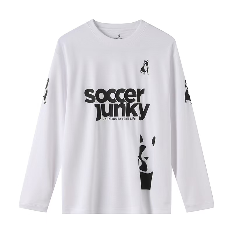 soccerjunky足球狗速干长袖T恤男女潮流套头卫衣SJ25563上衣圆领