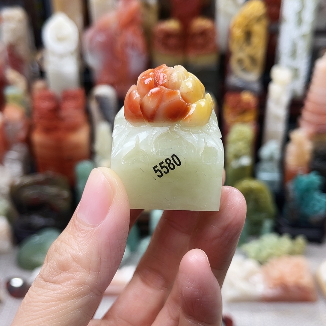印石昌化石5580包邮包刻