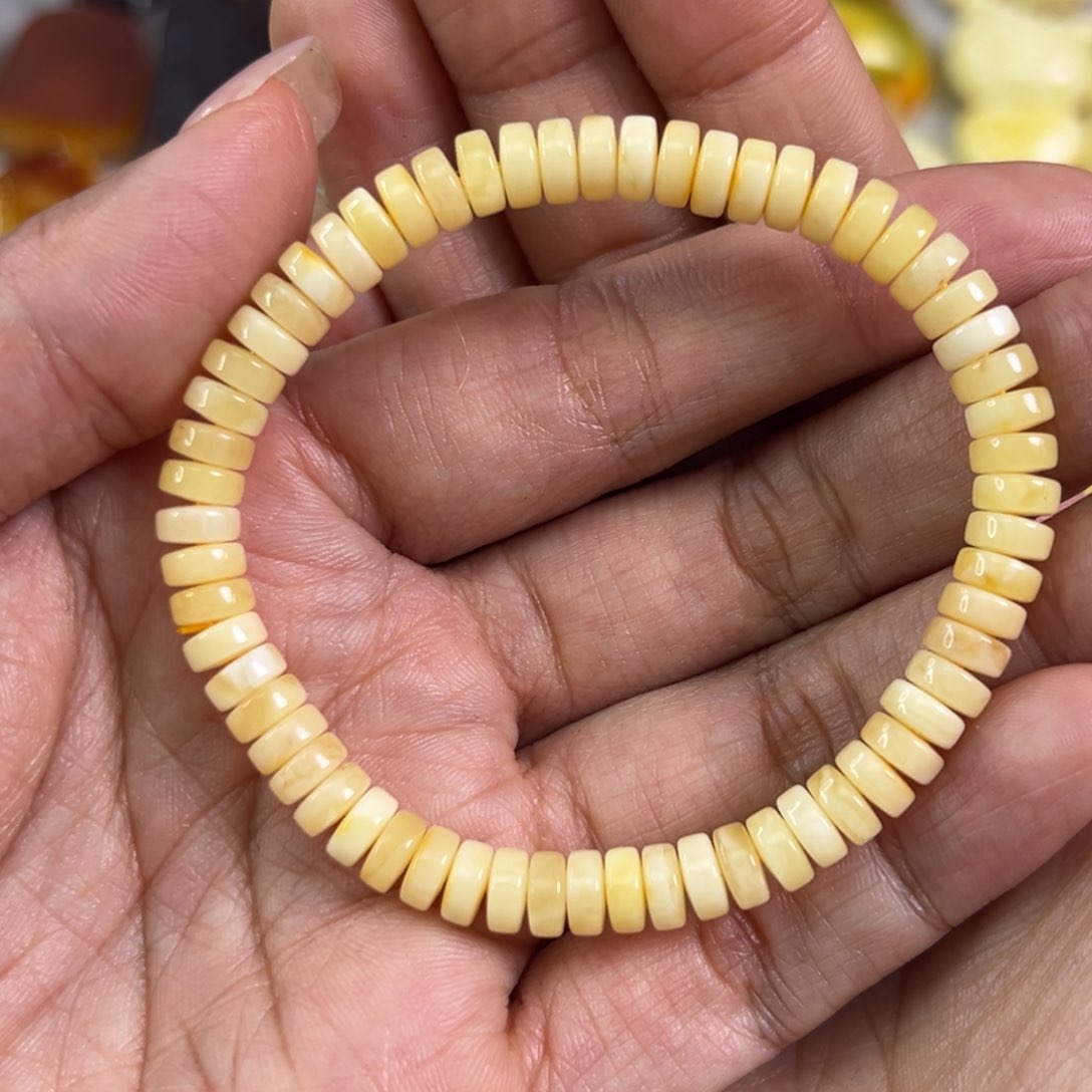 蜜蜡颈饰未镶嵌蜜蜡