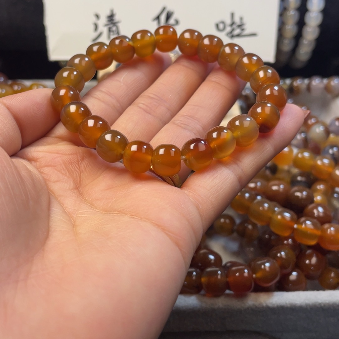 玛瑙/玉髓未镶嵌手链