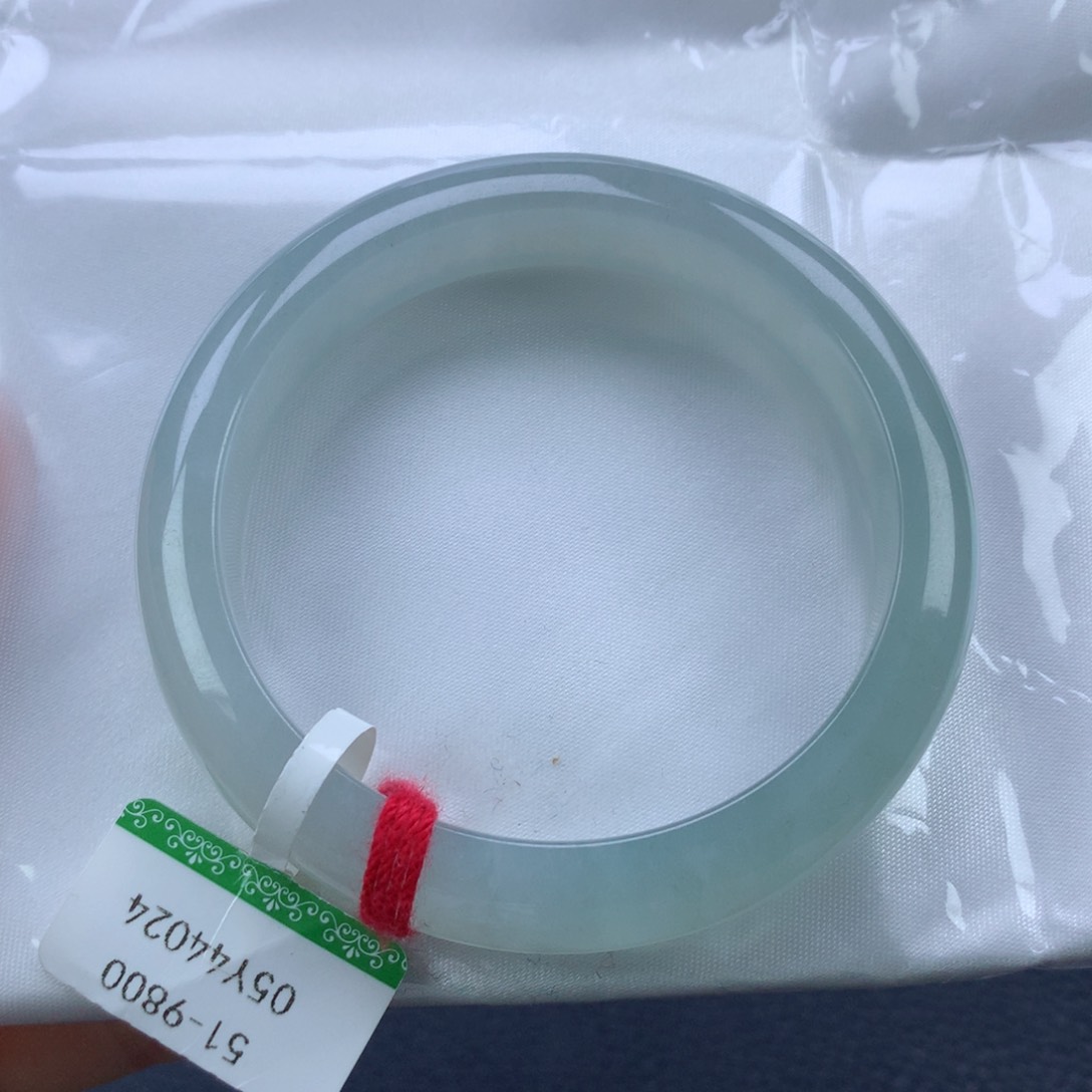 翡翠手镯未镶嵌51.4正