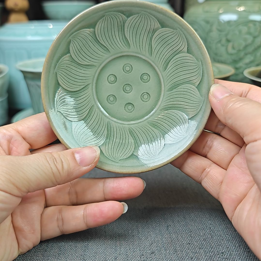 全手工制作小蝶杯托