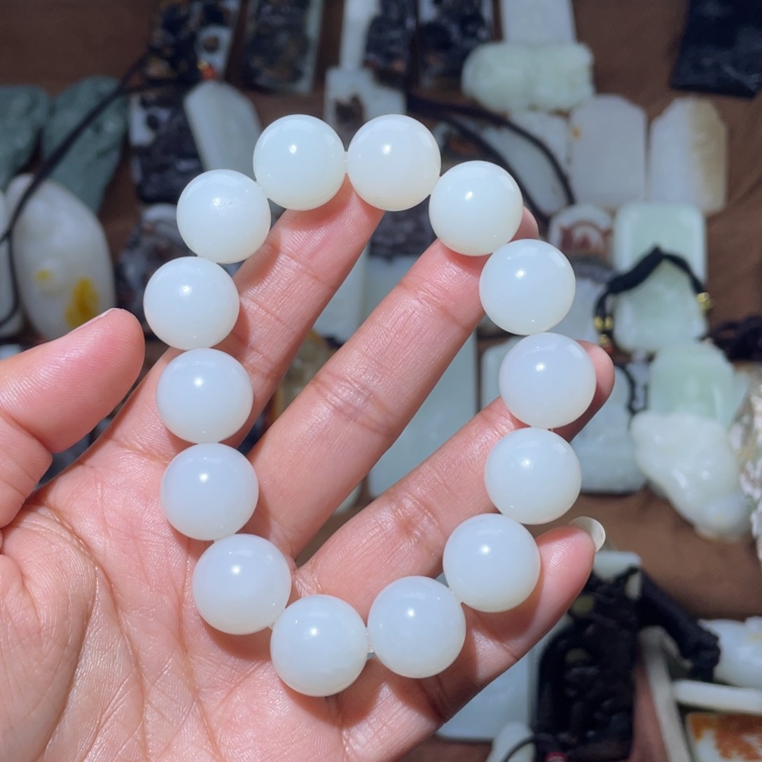 和田玉颈饰未镶嵌u****6