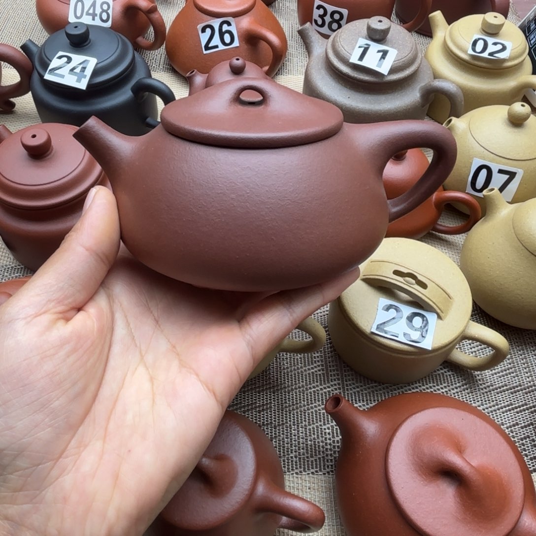 M***.紫砂茶壶紫泥景舟240cc微瑕