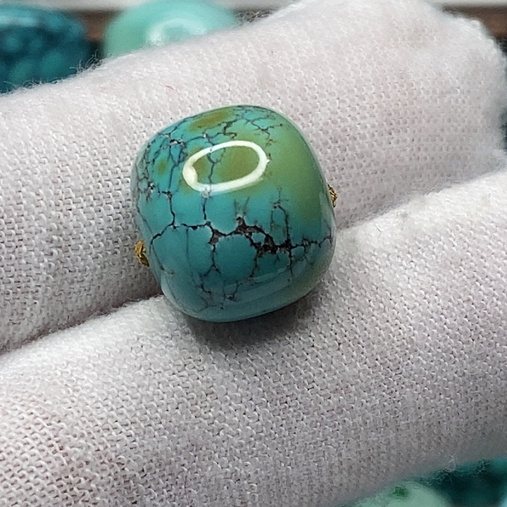 绿松石未镶嵌天然原矿 地大质检