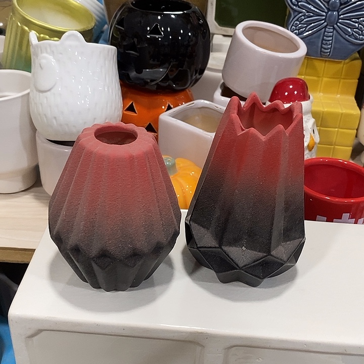 夏***日摆件陶陶盆有孔 瑕疵介意勿拍