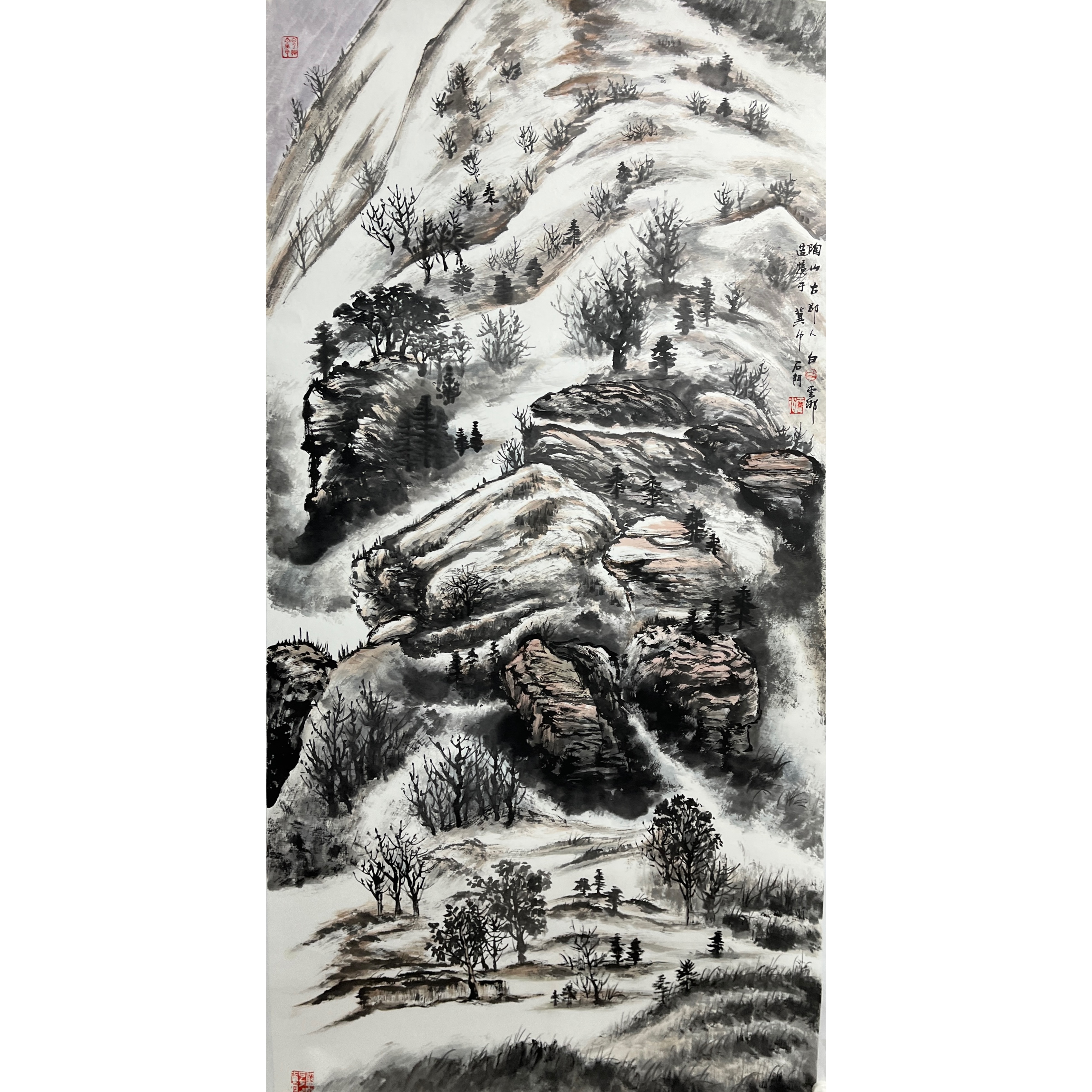 Lot 1327 白云乡《山水画》137cm*68cm
