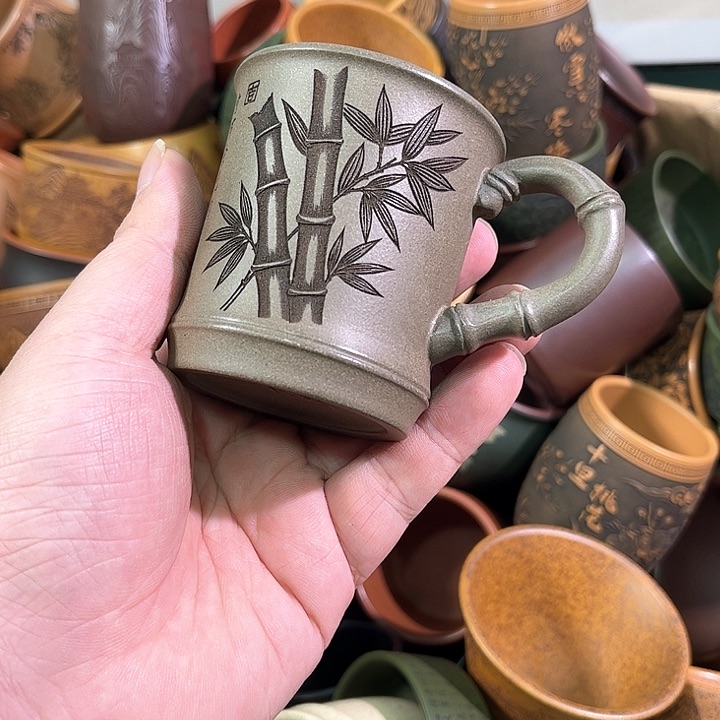 茶杯紫砂全手工紫砂主人杯