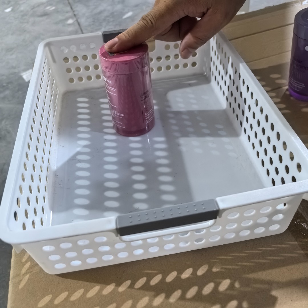 收纳红/色/瓶//镂空篮子收纳箱卧室房浴室