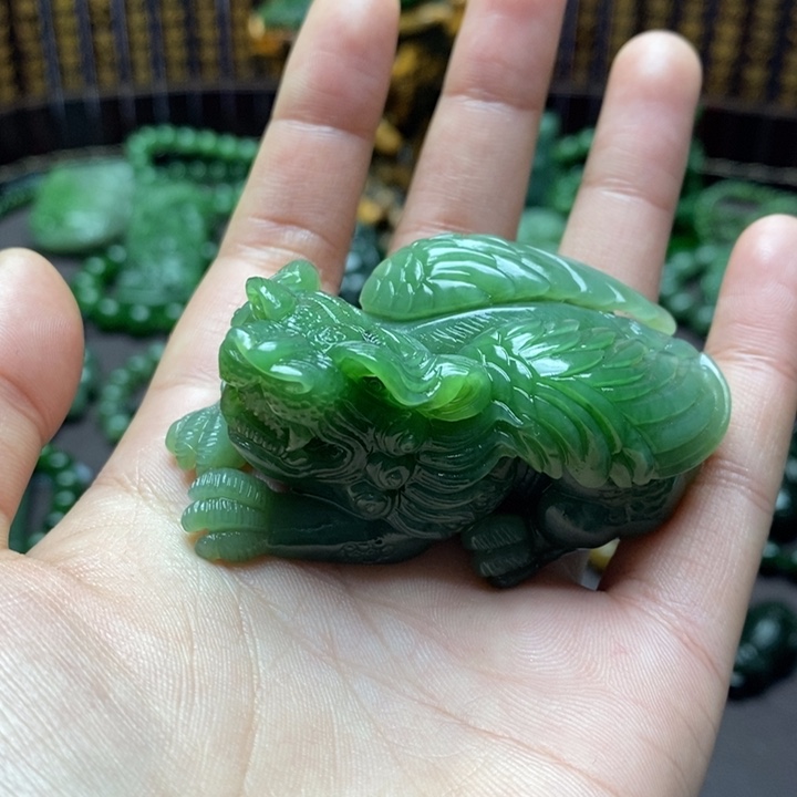 和田玉手把未镶嵌