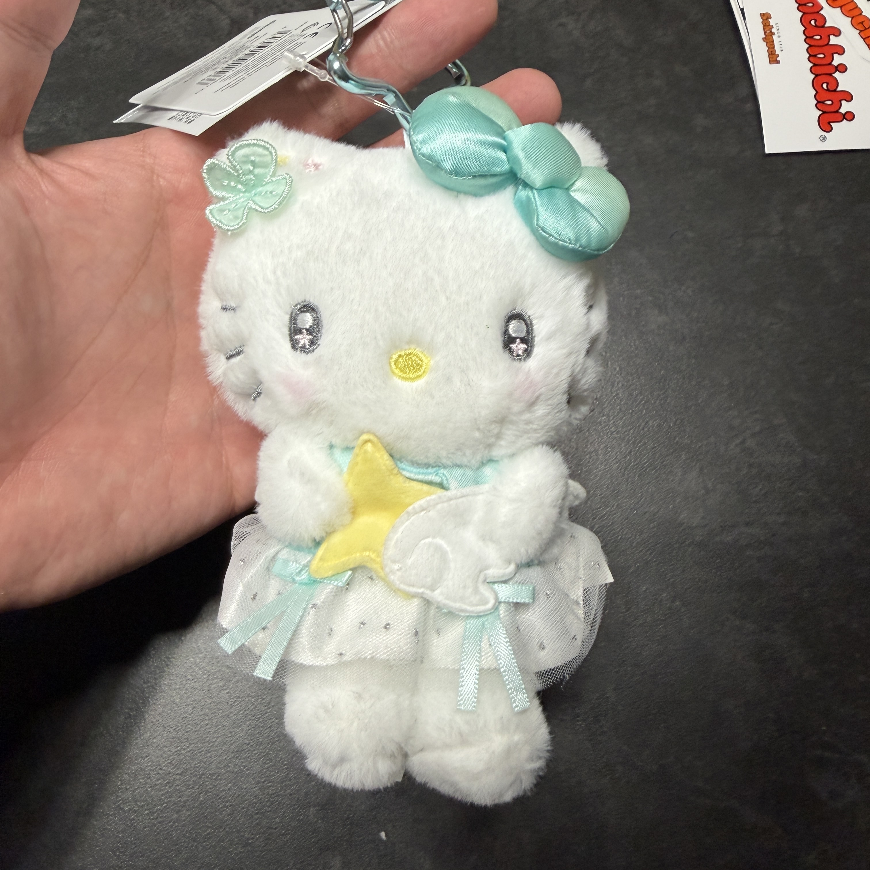 【大阪限定】Hello Kitty 薄荷配色许愿星Kitty钥匙扣玩偶