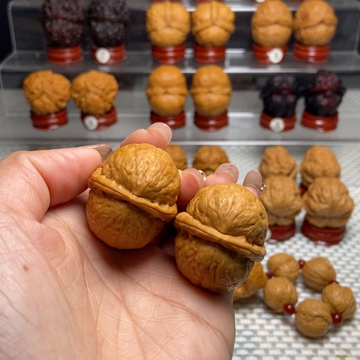 文玩核桃把件11粗筋大屁桃