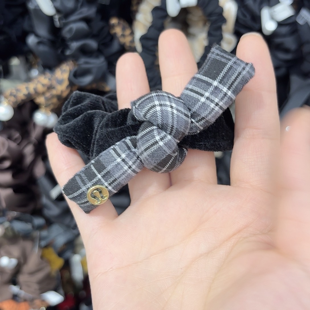 ⳓ***༣非金属泡菜格子蝴蝶结发绳