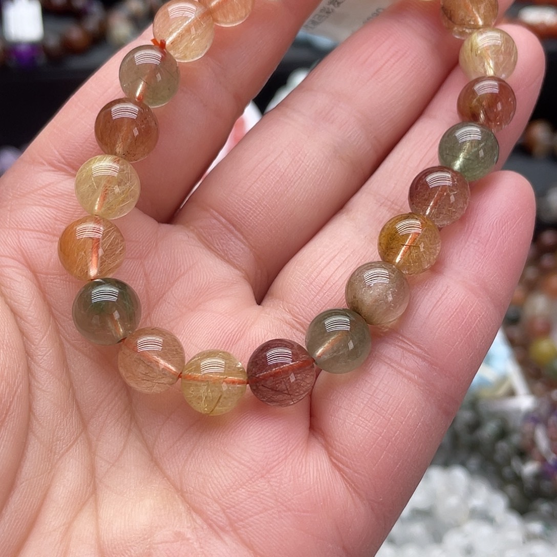 半***甜水晶手链未镶嵌天然手链