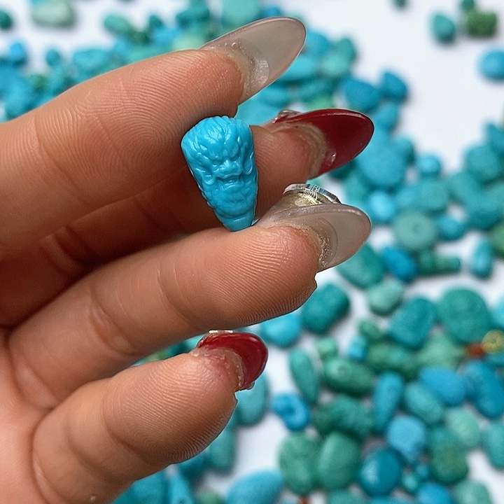 绿松石珠宝奇石未镶嵌