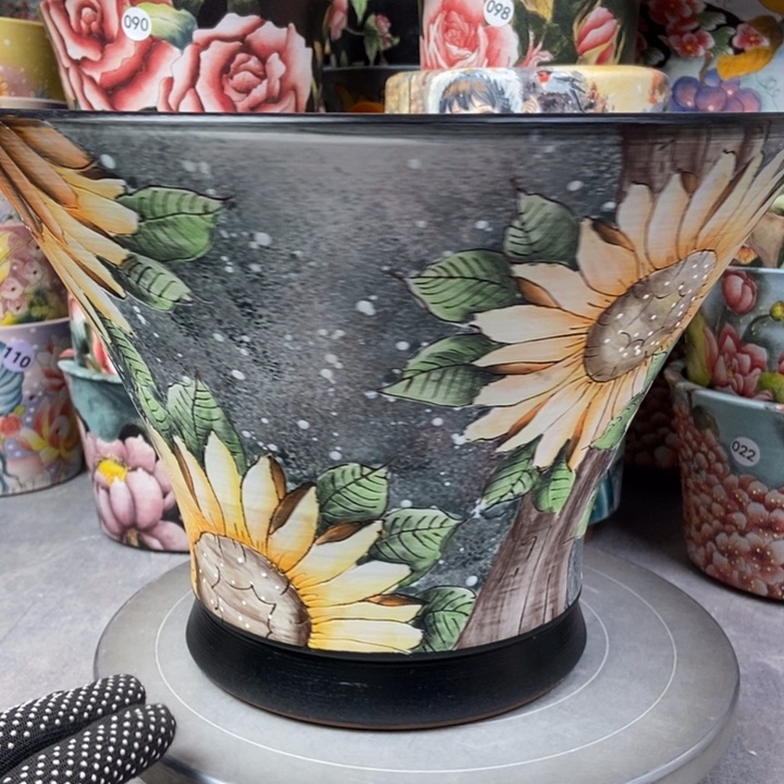 红陶景德镇艺术手绘作品