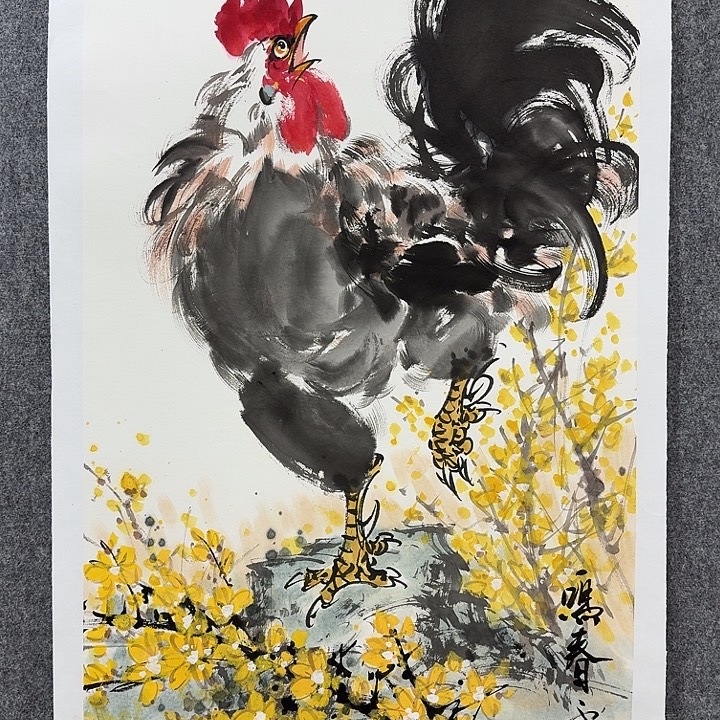 国画娄鹏老师手绘作品