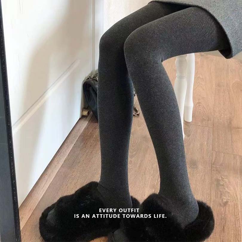 冬季加绒磨毛一体式美腿显瘦打底裤女K165