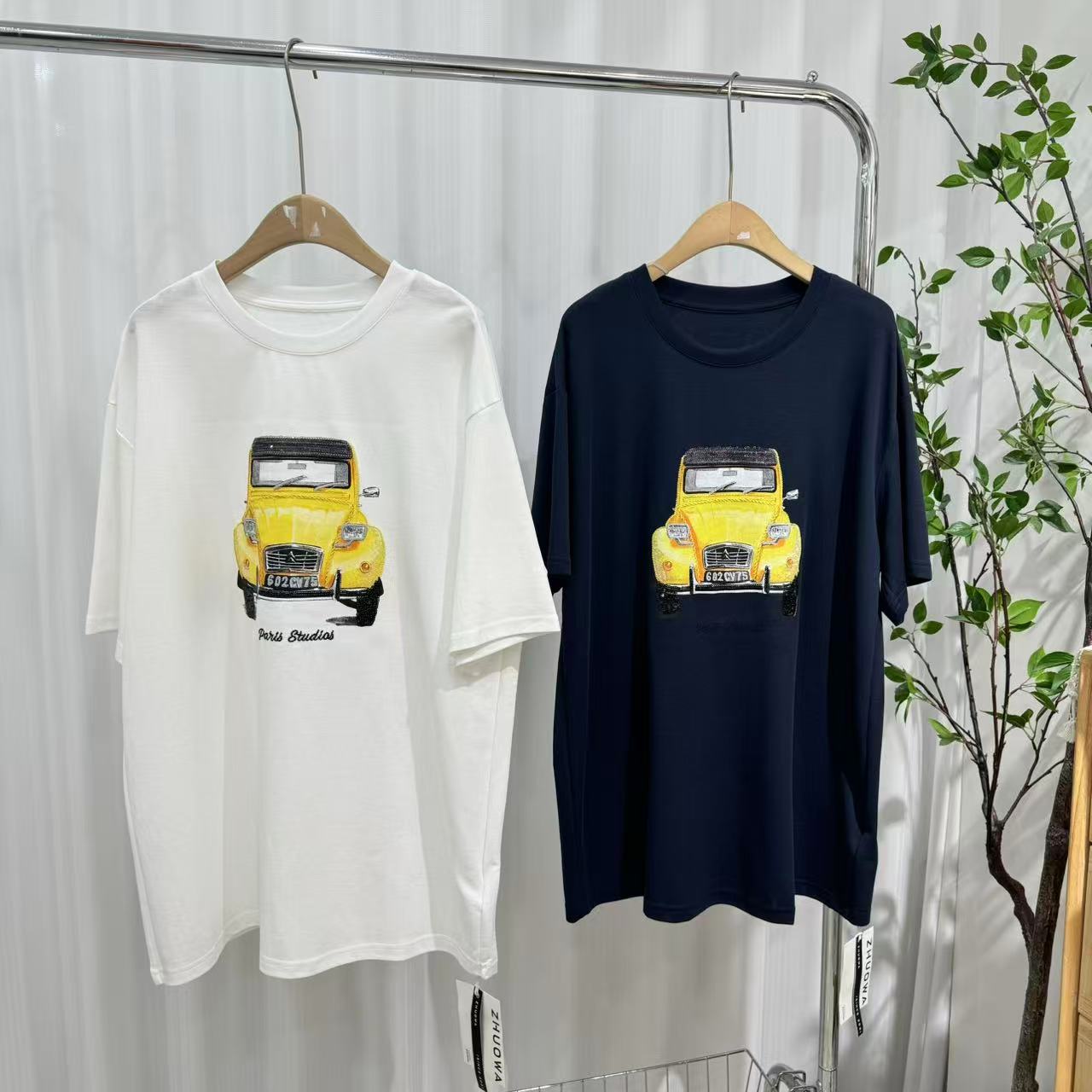 【宝贝家】2582卓娃正品重工大T中性款