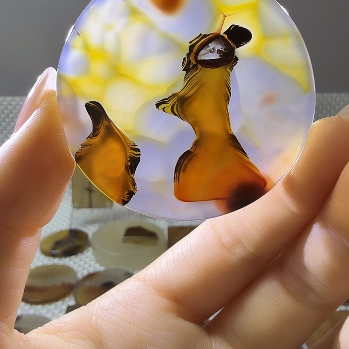 玛瑙/玉髓未镶嵌吊坠(不含链)25