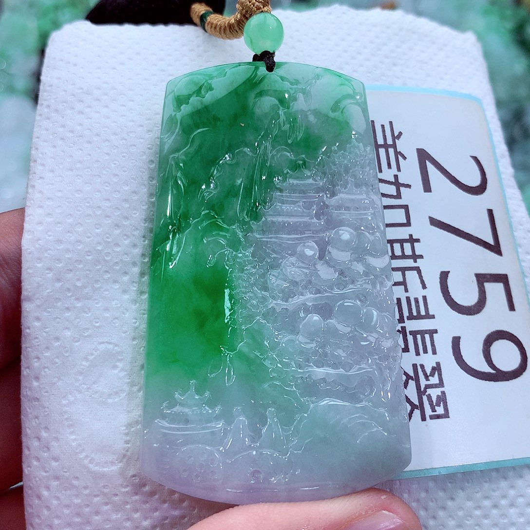 吊坠(不含链)未镶嵌翡翠
