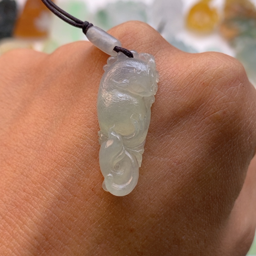 【闪购商品】定制翡翠未镶嵌九尾狐