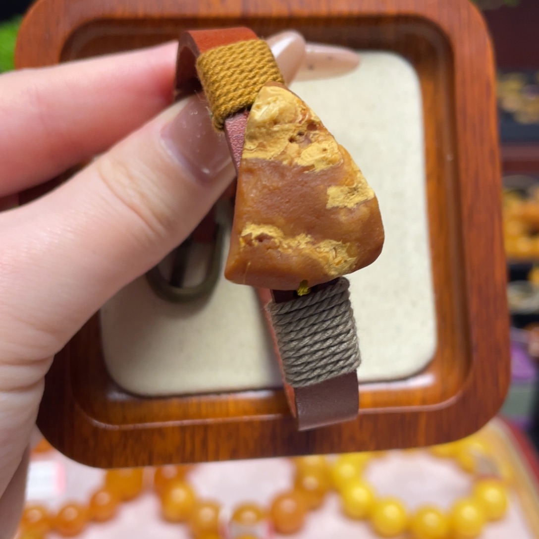 蜜蜡手链未镶嵌手串