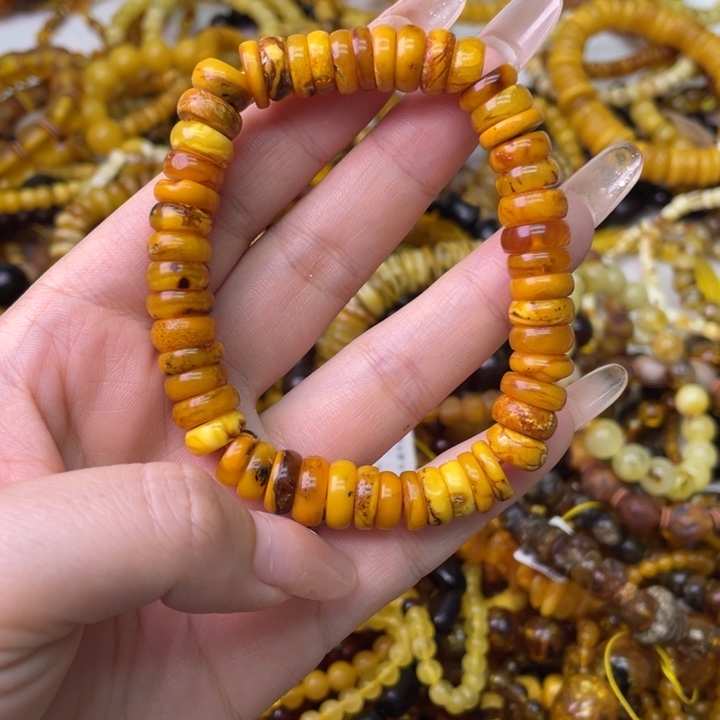 琥珀未镶嵌珠宝奇石