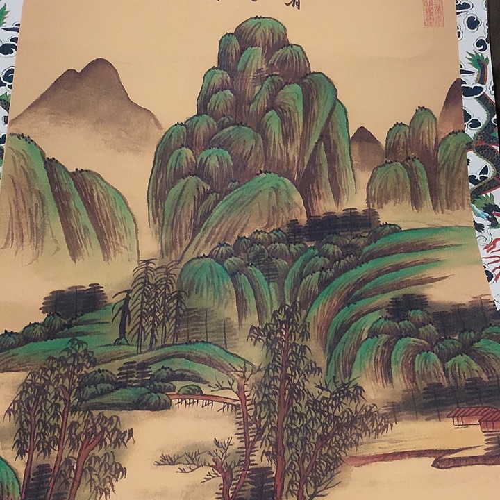 竖款装饰画装饰画