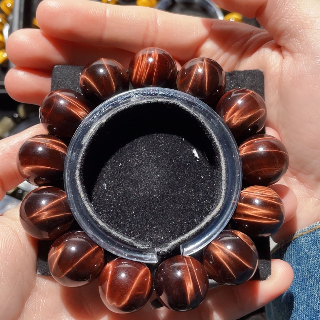 木变石（虎睛石）手链未镶嵌于*焘