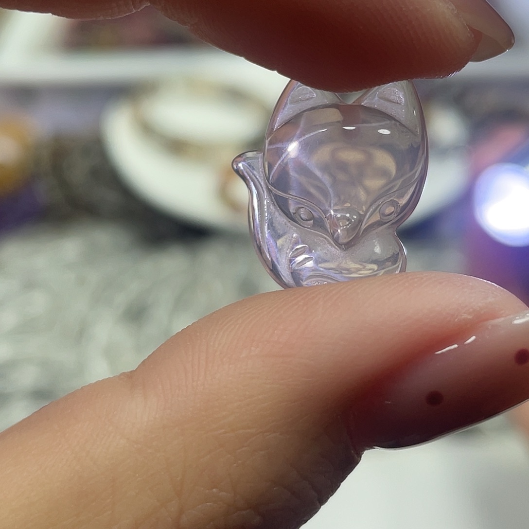 水晶颈饰未镶嵌凤九吊坠