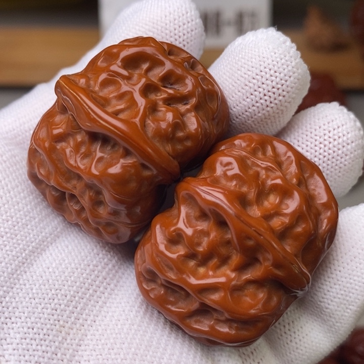 文玩核桃把件陈氏小元宝