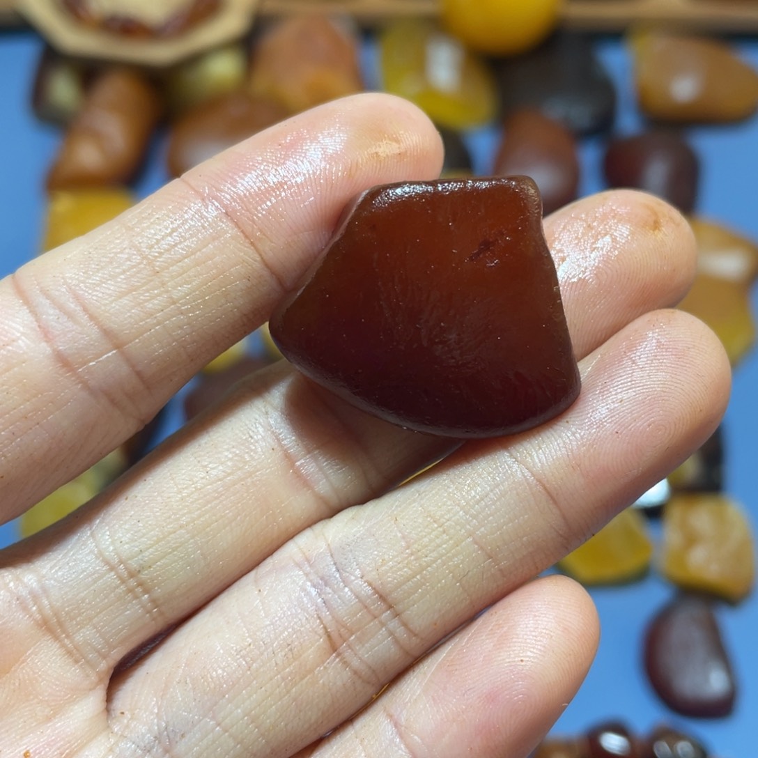 定制蜜蜡未镶嵌全皮