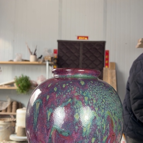 摆件老*犊泉钧窑作品