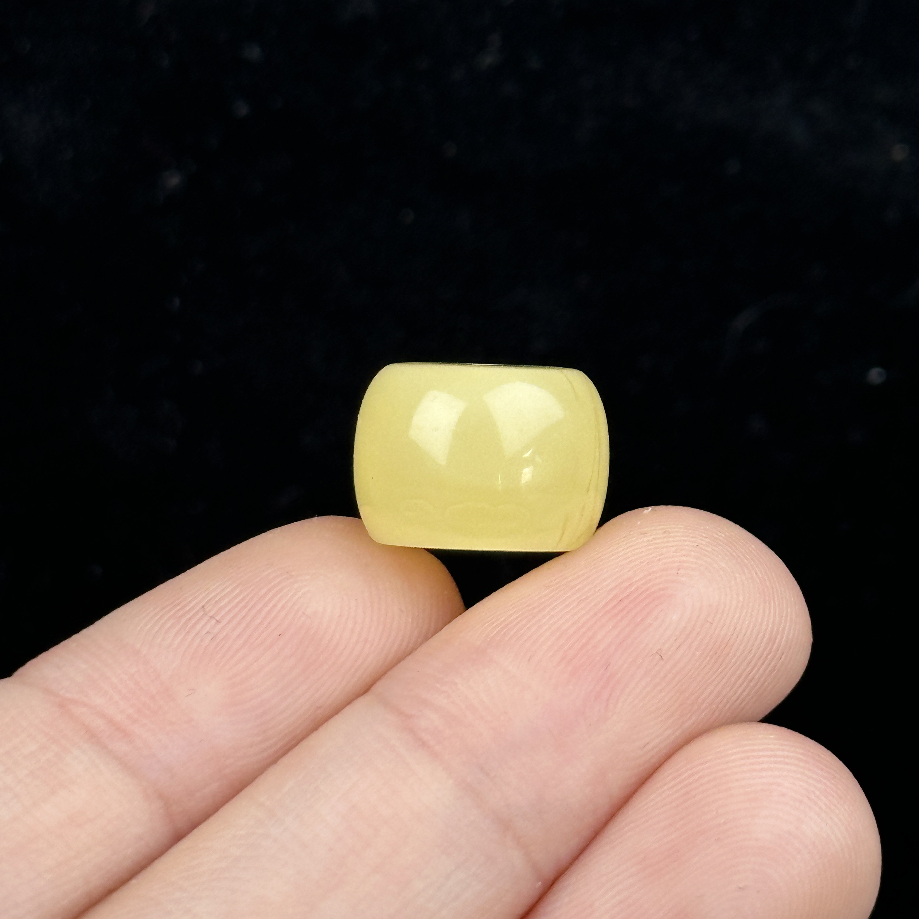 D6047天然原矿蜜蜡 瑕疵特价墩子13.2*9.4mm支持复检假一罚十