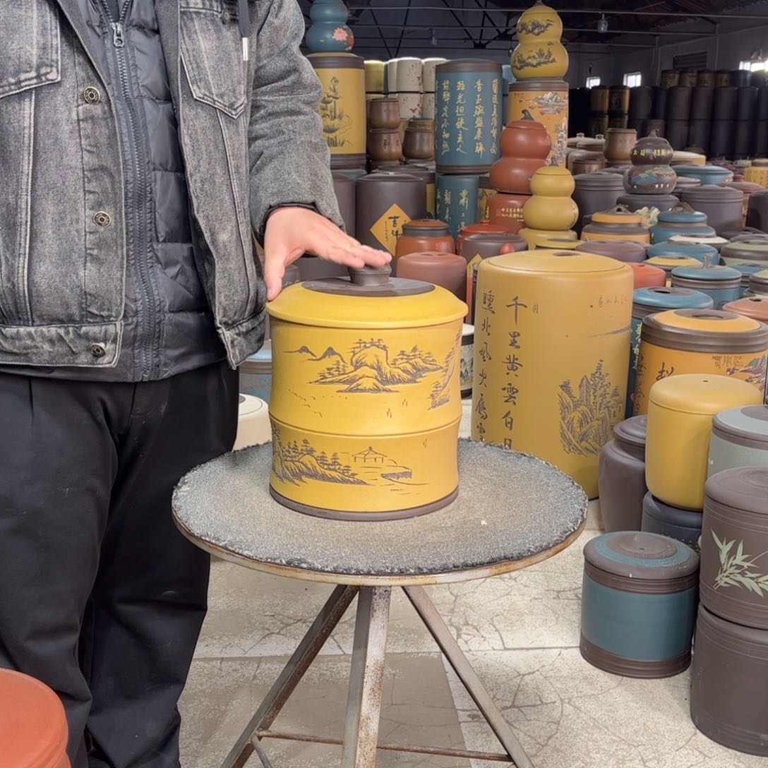 紫砂茶叶罐茶叶罐