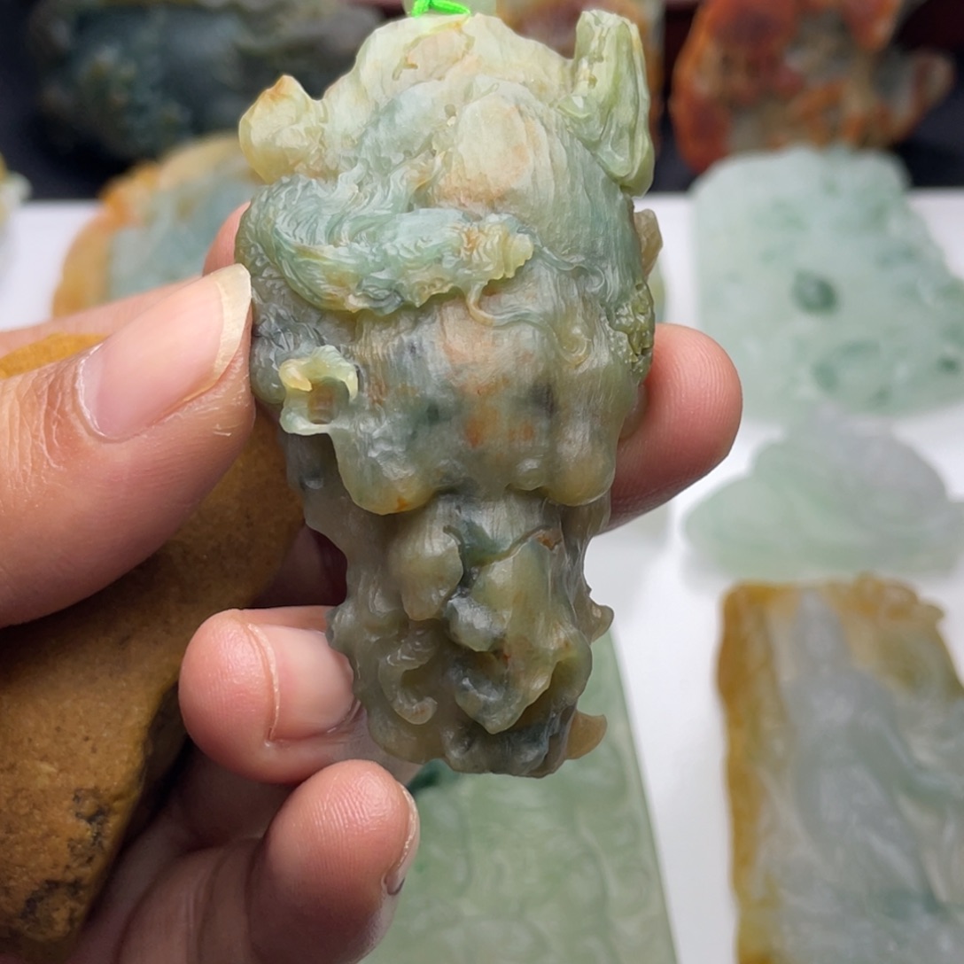 定制翡翠未镶嵌楓****¼龙骨