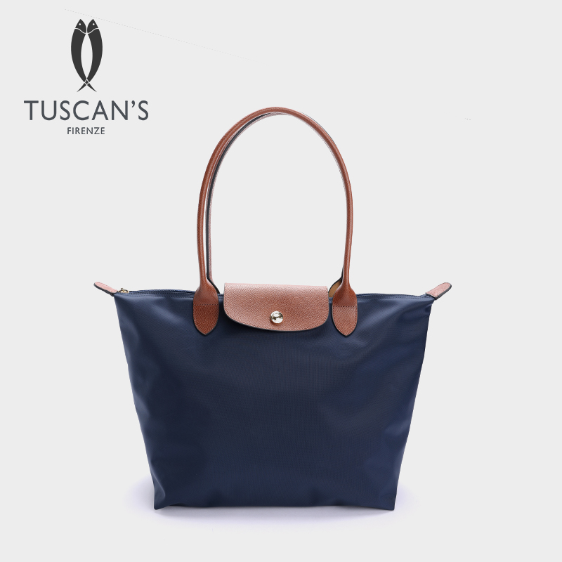 TUSCAN'S大容量简约时尚轻奢托特包通勤女士百搭帆布包时代集团