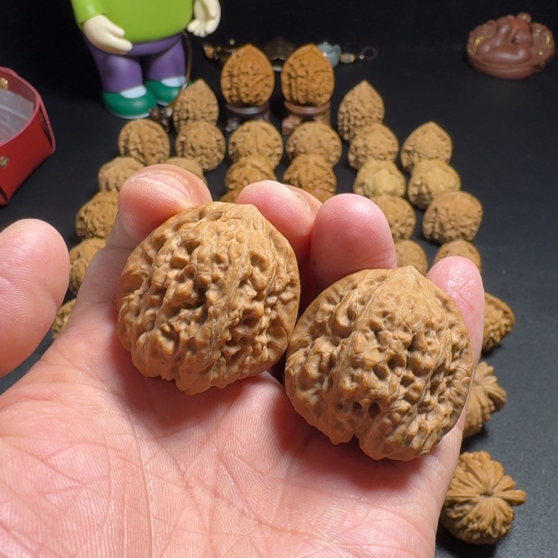 核桃手串/手链平谷凹底 尺寸36