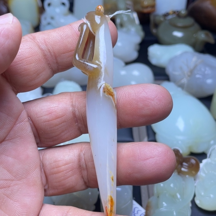 和田玉吊坠(不含链)未镶嵌